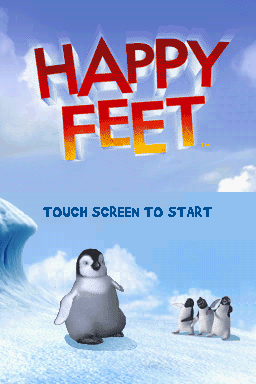 Happy Feet — Title screen
