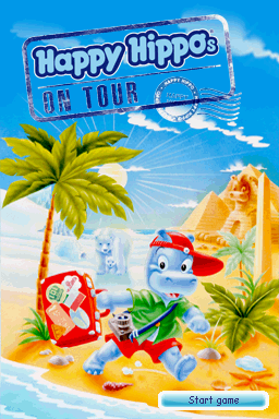 Happy Hippo's World Tour — Title screen