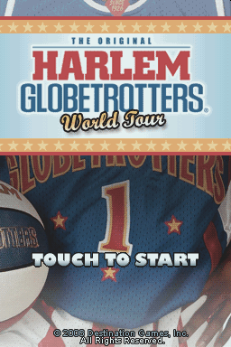 Harlem Globetrotters : World Tour — Title screen