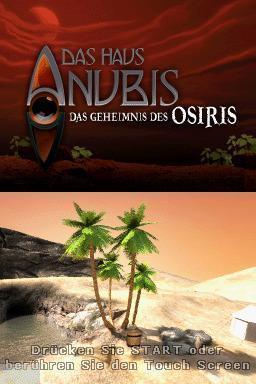 Haus Anubis - Das Geheimnis Des Osiris, Das — Title screen