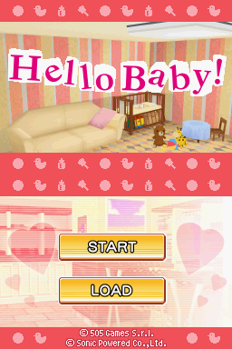 Hello Baby! — Title screen
