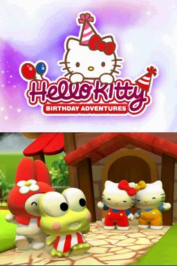 Hello Kitty : Birthday Adventures — Title screen