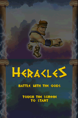 Heracles : Battle with the Gods — Title screen