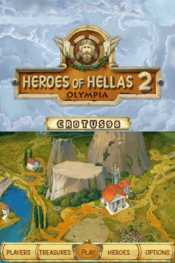 Heroes of Hellas 2 : Olympia — Title screen