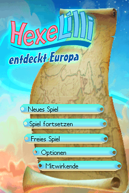 Hexe Lilli Entdeckt Europa — Title screen