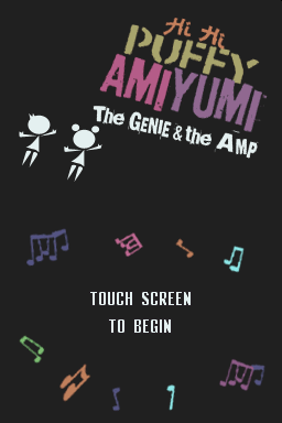 Hi Hi Puffy AmiYumi - The Genie & the Amp — Title screen