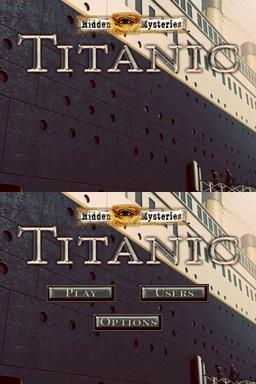 Hidden Mysteries - Titanic - Secrets of the Fatefu — Title screen