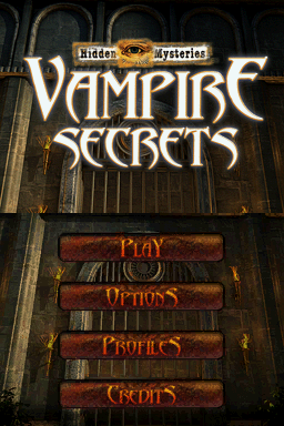 Hidden Mysteries: Vampire Secrets — Title screen