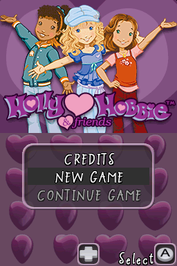 Holly Hobbie & Friends — Title screen