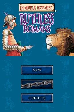 Horrible Histories - Ruthless Romans — Title screen