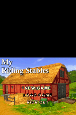 Horse & Foal - My Riding Stables — Title screen