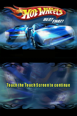 Hot Wheels : Beat That ! — Title screen