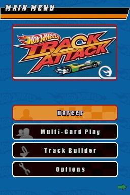 Hot Wheels : Track Attack — Title screen
