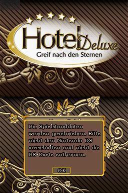 Hotel Deluxe — Title screen