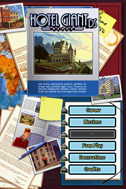 Hotel Giant Ds — Title screen