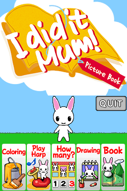 I Did It Mum! - Picture Book — Title screen