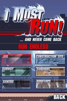 I Must Run! — Title screen