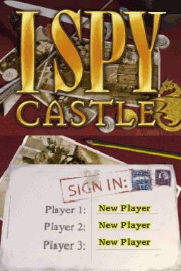 I Spy Castle — Title screen