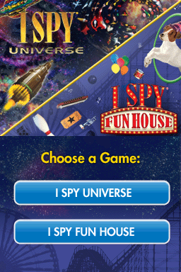 I Spy Game Pack — Title screen