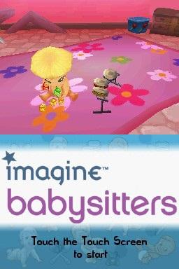 Imagine - Babysitters — Title screen