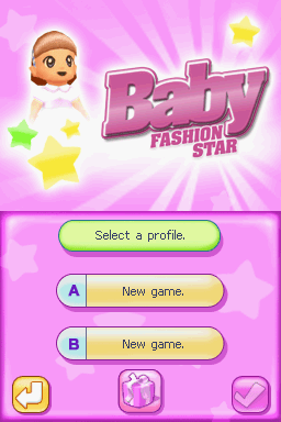 Imagine - Babyz Fashion — Title screen