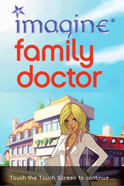 Imagine - Doctor — Title screen