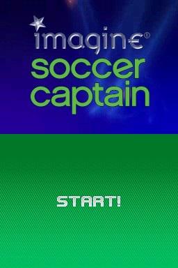 Imagine - Soccer Captain — Title screen