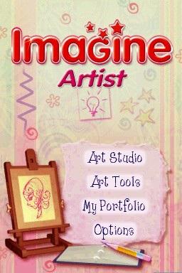 Imagine Artist — Title screen
