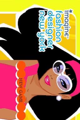 Imagine Fashion Designer New York — Title screen