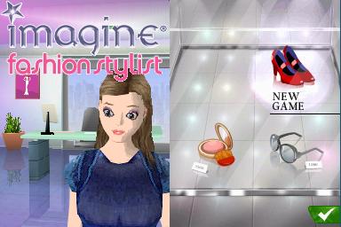 Imagine: Fashion Paradise — Title screen