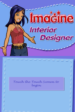 Imagine: Interior Designer — Title screen