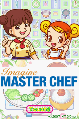 Imagine: Master Chef — Title screen