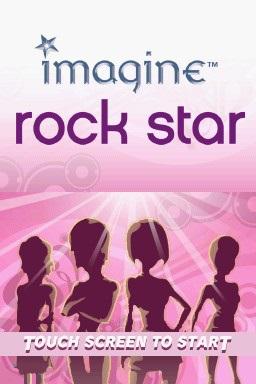 Imagine: Rock Star — Title screen