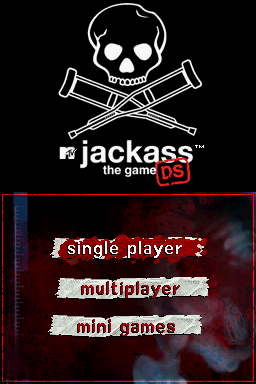 Jackass - The Game Ds — Title screen