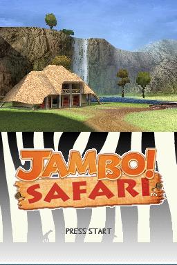 Jambo! Safari: Animal Rescue — Title screen