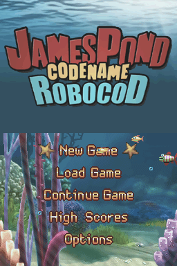 James Pond - Codename Robocod — Title screen