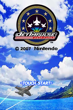 Jet Impulse — Title screen