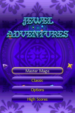 Jewel Adventures — Title screen