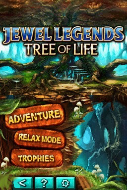 Jewel Legends : Tree of Life — Title screen