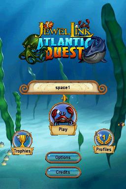Jewel Link - Atlantic Quest — Title screen