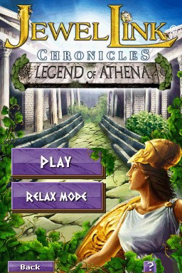 Jewel Link Chronicles : Legend of Athena — Title screen