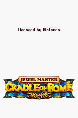 Jewel Master - Cradle of Rome — Title screen