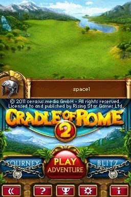 Jewel Master - Cradle of Rome 2 — Title screen