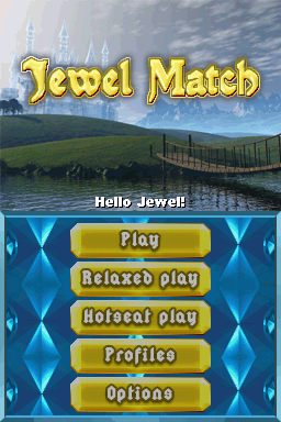 Jewel Match — Title screen