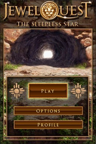 Jewel Quest 5 : The Sleepless Star — Title screen