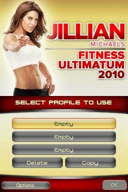 Jillian Michaels Fitness Ultimatum 2010 — Title screen