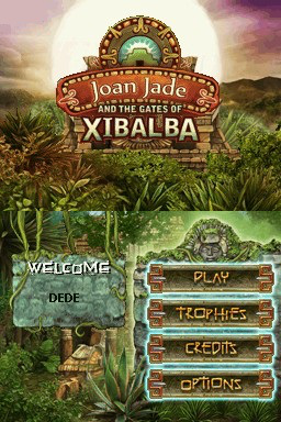 Joan Jade And The Gates Of Xibalba — Title screen