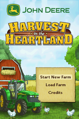 John Deere - Harvest In The Heartland — Title screen