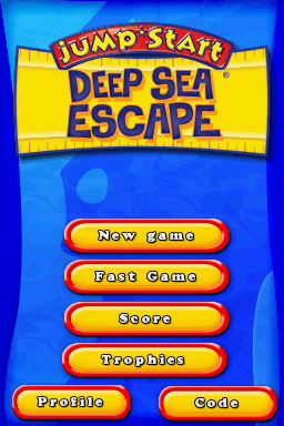 Jumpstart - Deep Sea Escape — Title screen