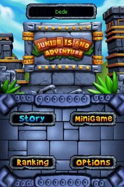 Junior Island Adventure — Title screen